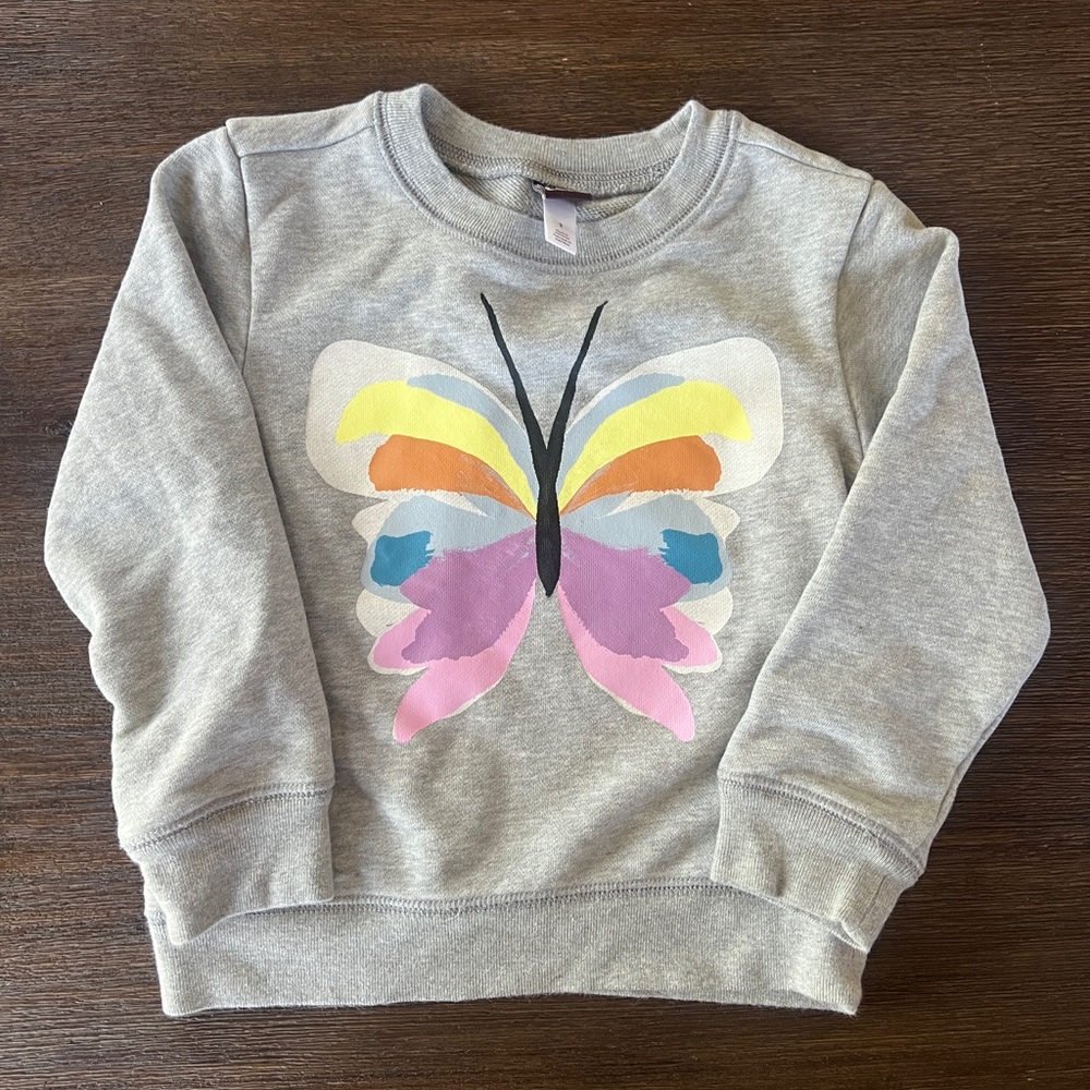 Tea Collection Butterfly Crewneck